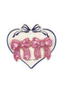 Konges Sløjd 2 Pack Sequin Bow Hair Clip - Rapture Rose by Konges Sløjd