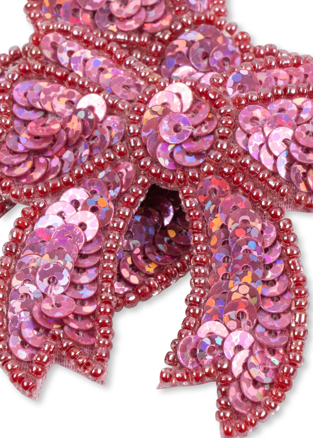 Konges Sløjd 2 Pack Sequin Bow Hair Clip - Rapture Rose by Konges Sløjd