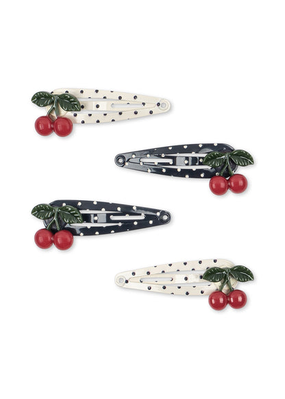 Konges Sløjd 4 Pack Cherry Dot Hair Clip - Multi by Konges Sløjd
