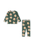 Konges Sløjd Basic Blouse/pants Set - Deer Diary Green by Konges Sløjd