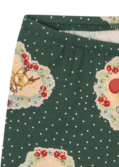 Konges Sløjd Basic Body/pants Set - Deer Diary Green by Konges Sløjd