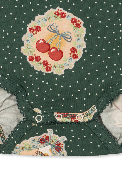 Konges Sløjd Basic Body/pants Set - Deer Diary Green by Konges Sløjd