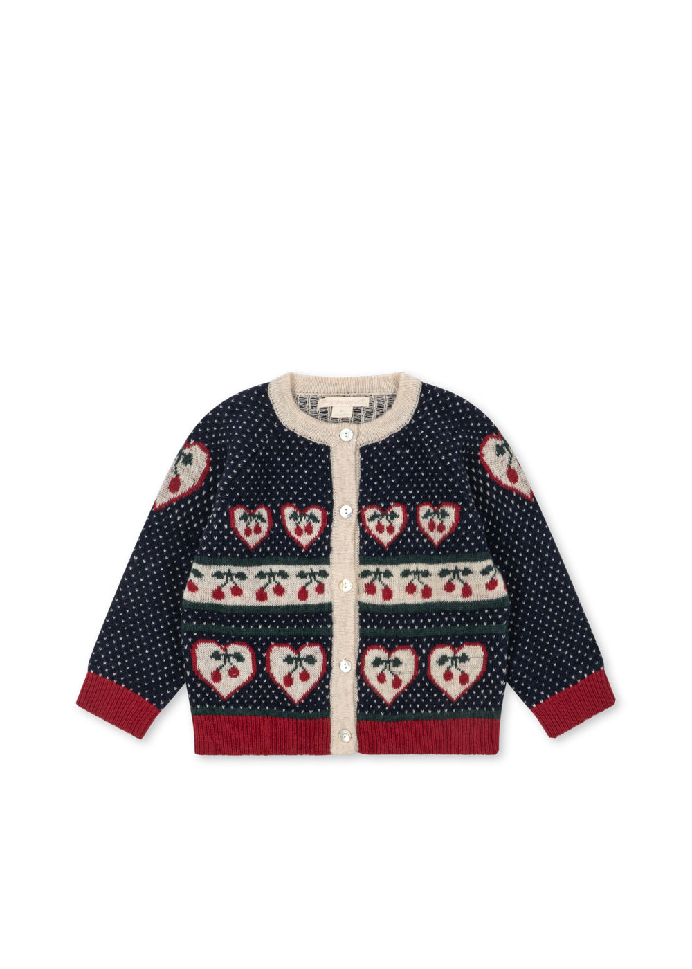 Konges Sløjd Belou Cardigan - Cherry by Konges Sløjd