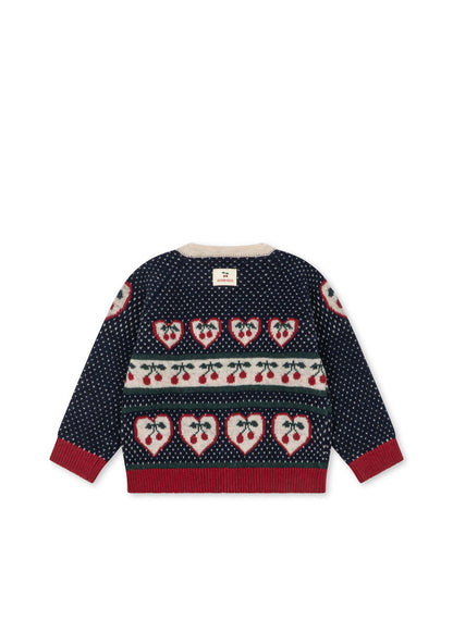 Konges Sløjd Belou Cardigan - Cherry by Konges Sløjd