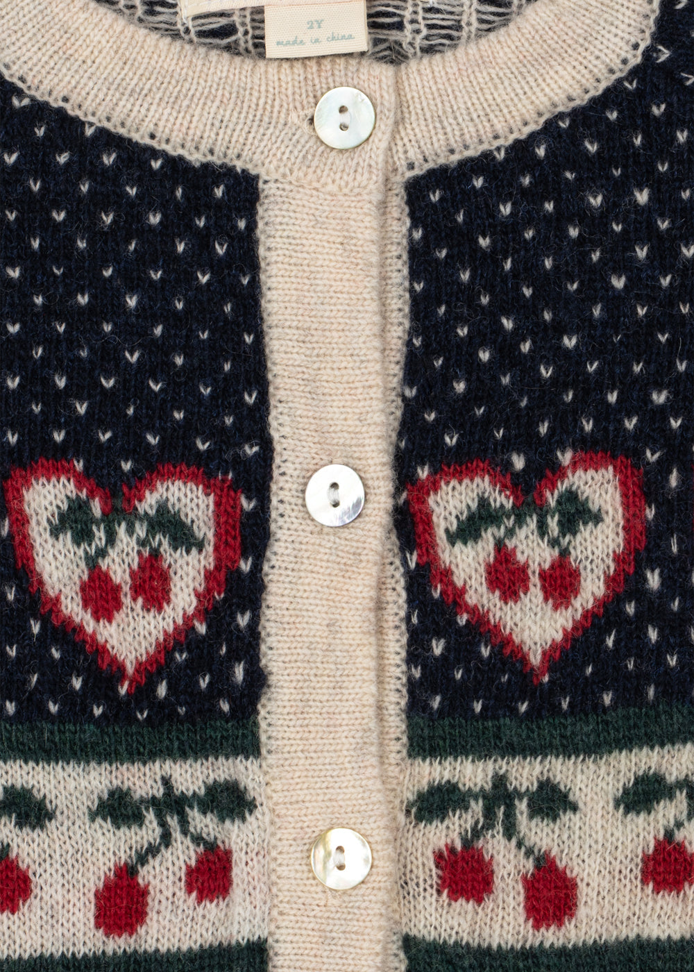 Konges Sløjd Belou Cardigan - Cherry by Konges Sløjd