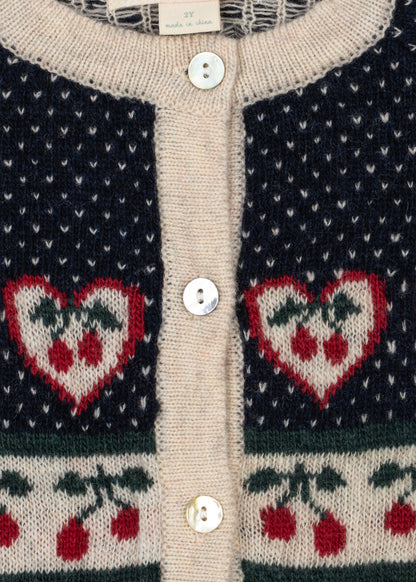 Konges Sløjd Belou Cardigan - Cherry by Konges Sløjd