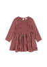 Konges Sløjd Elin Smock Dress - Brick Check by Konges Sløjd