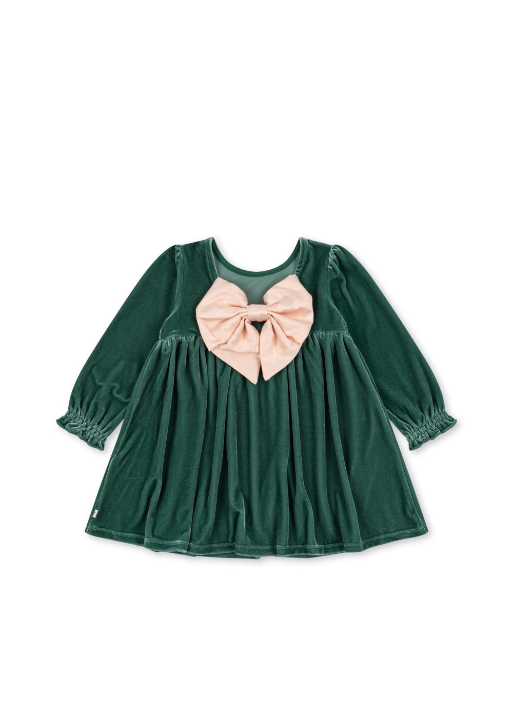 Konges Sløjd Gia Bow Dress in Fir