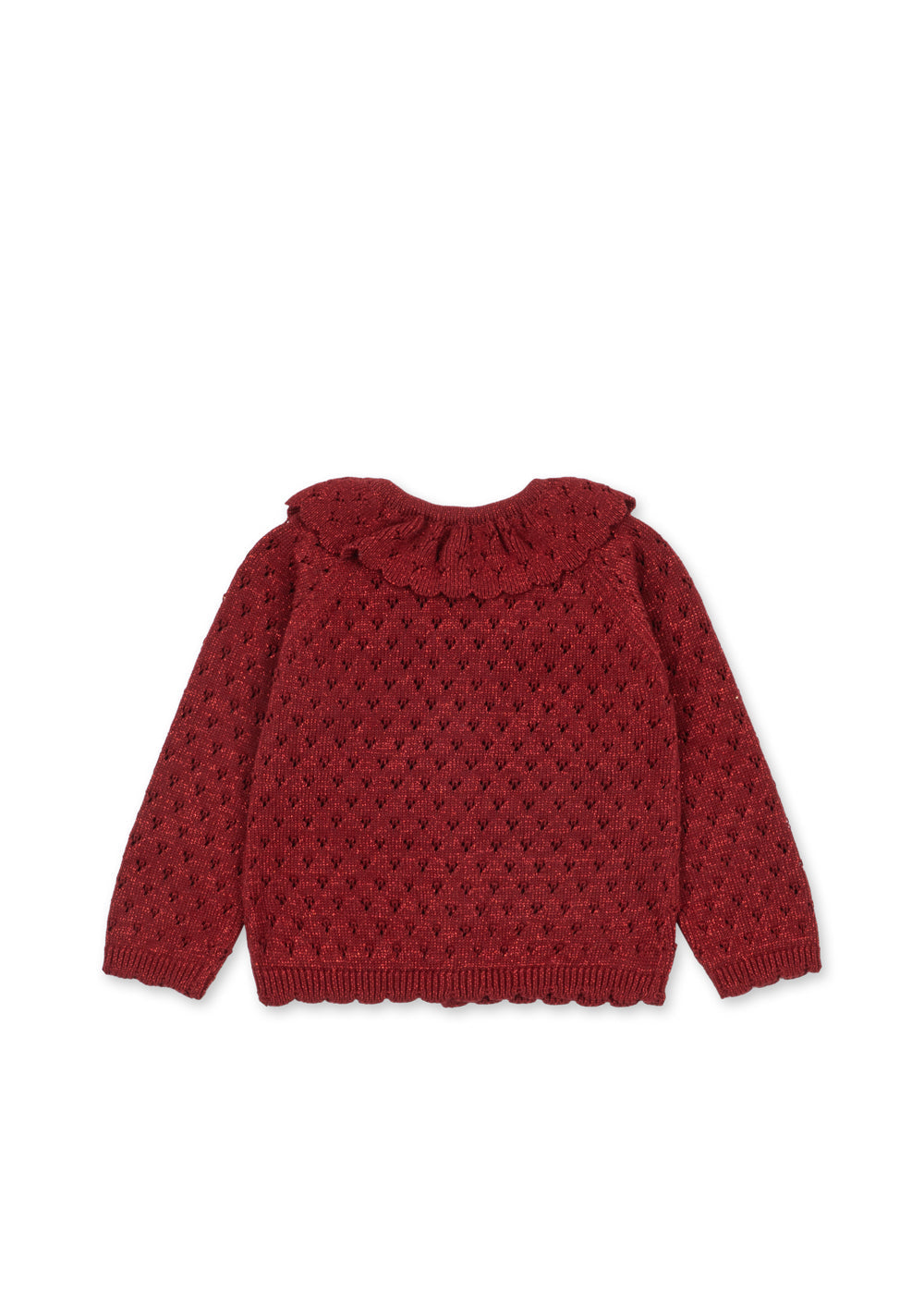 Konges Sløjd Holiday Cardigan - Red Dahlia by Konges Sløjd