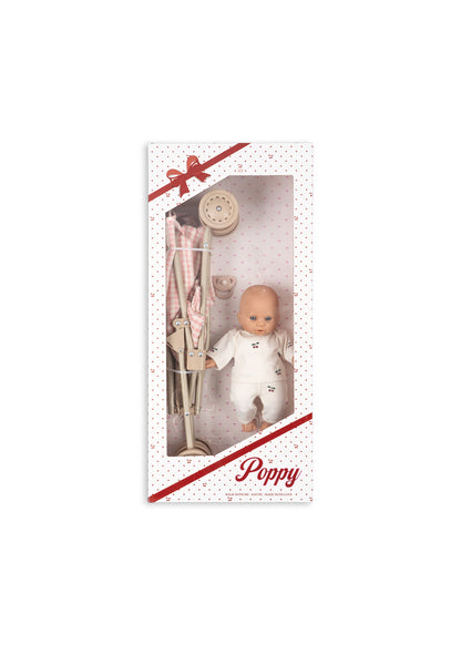 Konges Sløjd Poppy Doll Stroller Set - Pink Check by Konges Sløjd