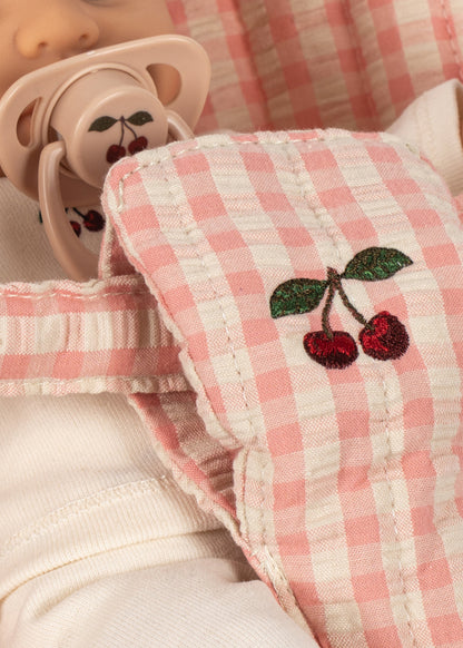 Konges Sløjd Poppy Doll Stroller Set - Pink Check by Konges Sløjd
