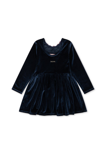 Konges Sløjd Rosetta Dress - Navy by Konges Sløjd
