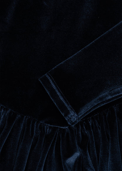Konges Sløjd Rosetta Dress - Navy by Konges Sløjd