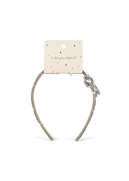 Konges Sløjd Sequin Bow Hairbrace - Silver by Konges Sløjd