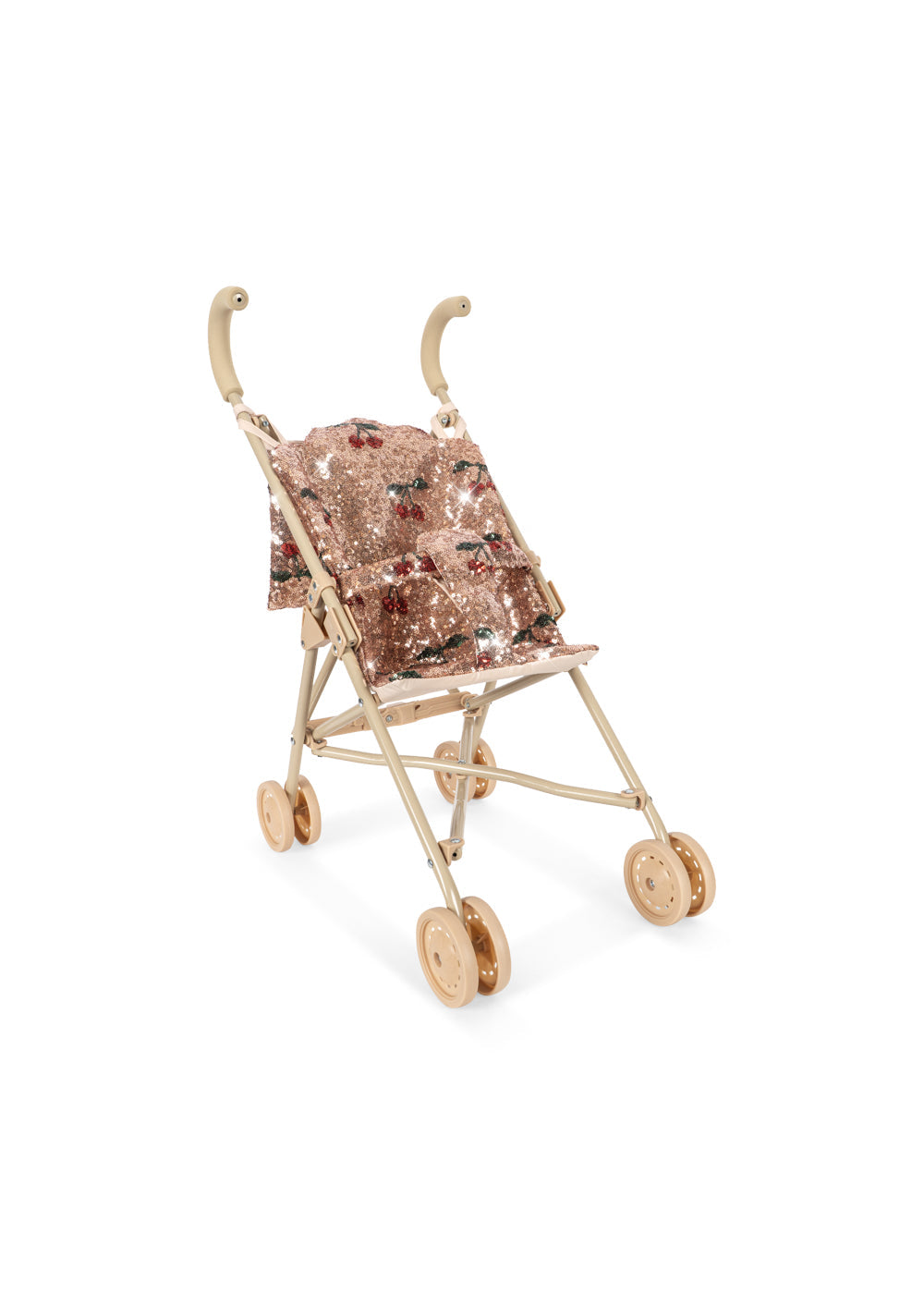 Konges Sløjd Sparkly Doll Stroller - Cherry Sequin by Konges Sløjd