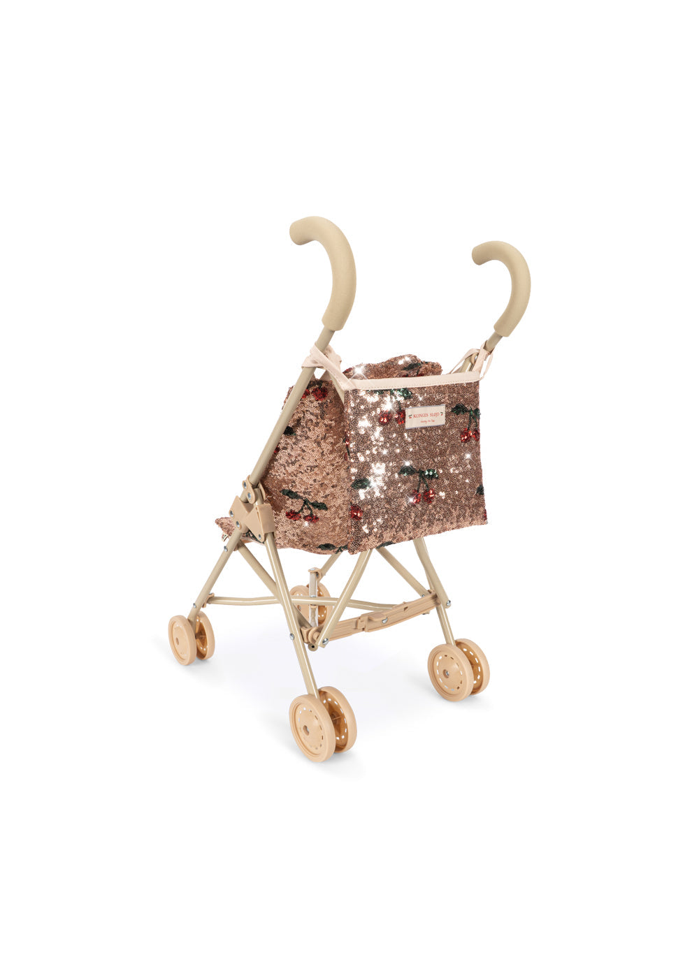Konges Sløjd Sparkly Doll Stroller - Cherry Sequin by Konges Sløjd