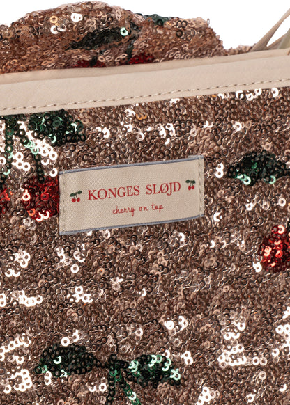 Konges Sløjd Sparkly Doll Stroller - Cherry Sequin by Konges Sløjd