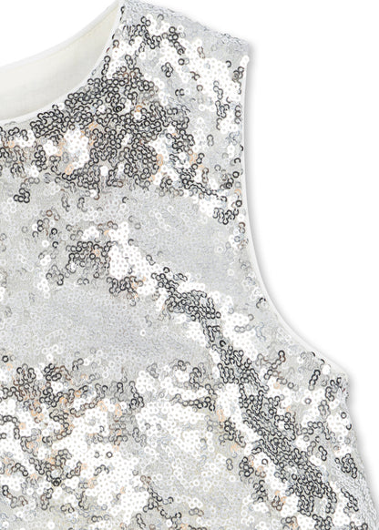 Konges Sløjd Tindra Rose Dress - Silver by Konges Sløjd