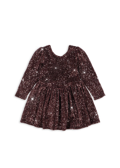 Konges Sløjd Viola Dress - Decadent Chocolate by Konges Sløjd