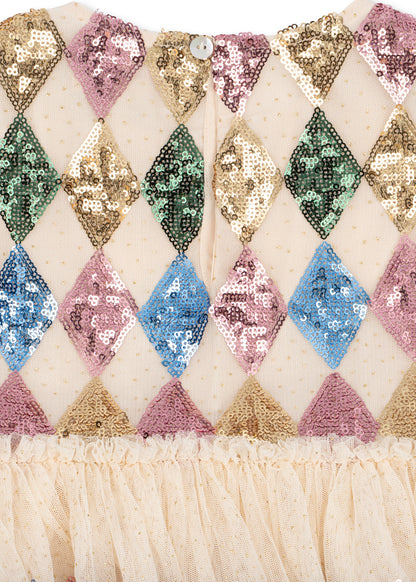 Konges Sløjd Yvonne Harlekin Dress - Harlekin Sequin by Konges Sløjd