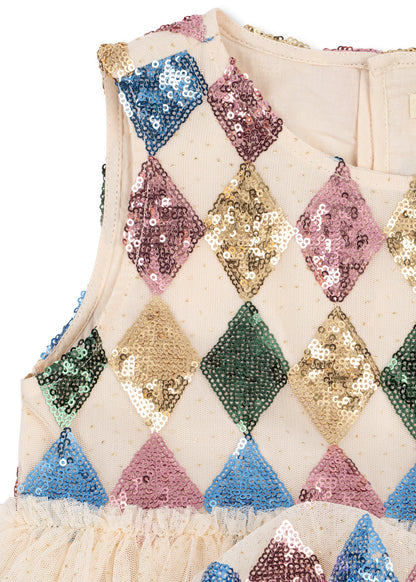 Konges Sløjd Yvonne Harlekin Dress - Harlekin Sequin by Konges Sløjd