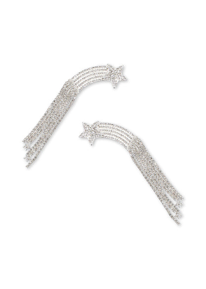 Konges Sløjd 2 Pack Sparkly Star Hairclip - Silver Mix by Konges Sløjd