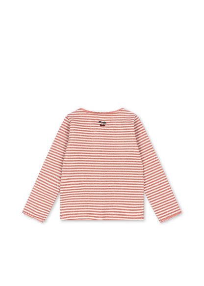 Konges Sløjd Roli Stripe Cardigan - Rose Cream Stripe — official Konges Sløjd image 2