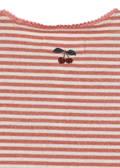 Konges Sløjd Roli Stripe Cardigan - Rose Cream Stripe — official Konges Sløjd image 3