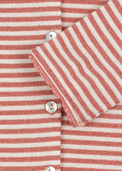 Konges Sløjd Roli Stripe Cardigan - Rose Cream Stripe — official Konges Sløjd image 5