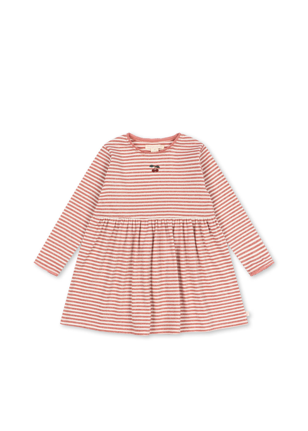 Konges Sløjd Roli Stripe Dress in Rose Cream Stripe