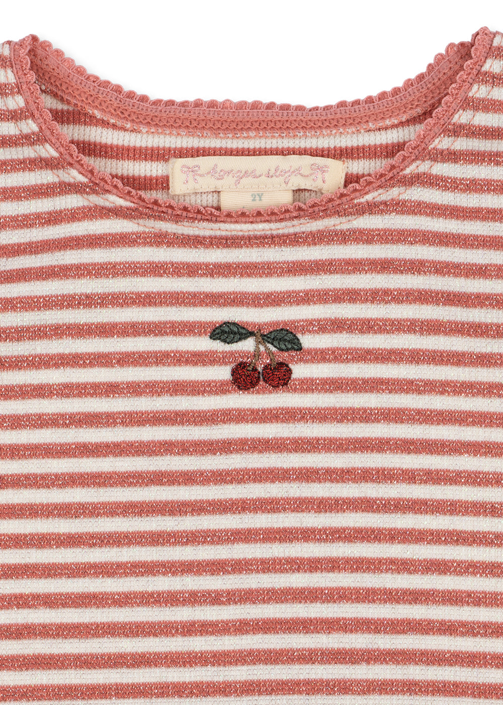 Konges Sløjd Roli Stripe Dress - Rose Cream Stripe — official Konges Sløjd image 3