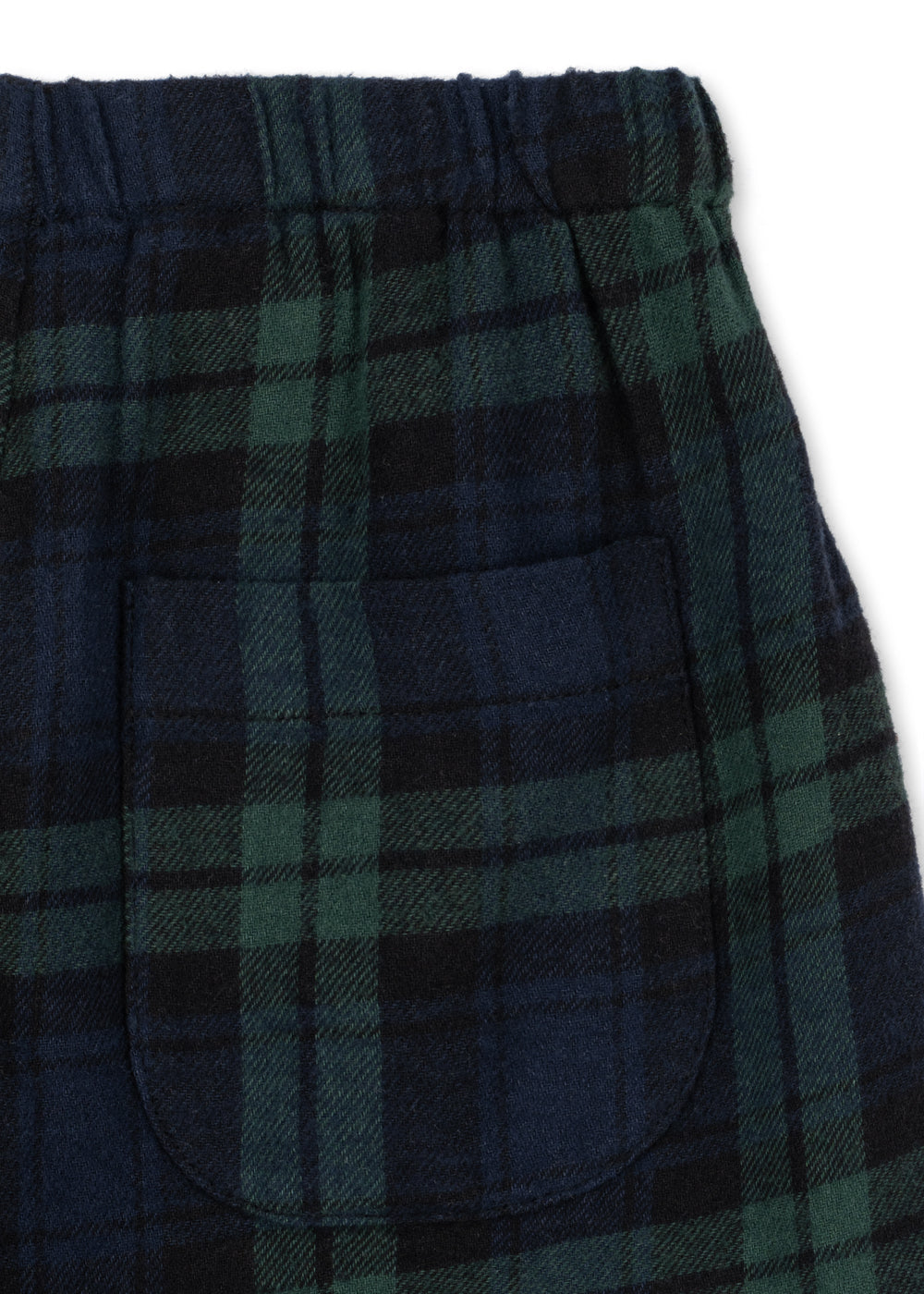 Konges Sløjd Checky Pants in Green Check, detail view