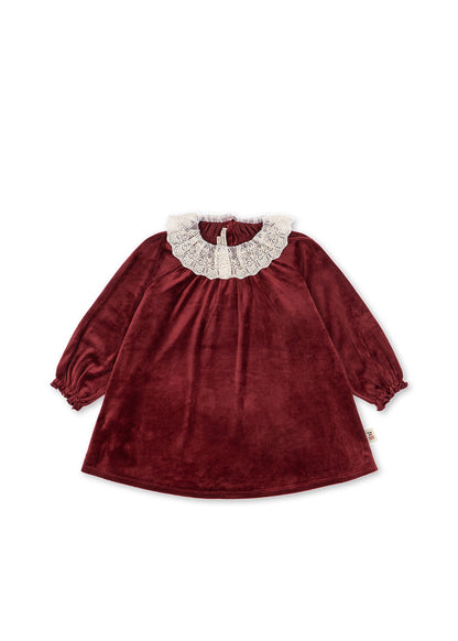 Konges Sløjd Venola Dress - Red Dahlia by Konges Sløjd