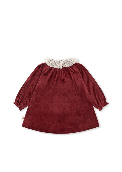 Konges Sløjd Venola Dress - Red Dahlia by Konges Sløjd