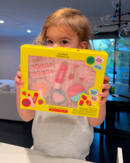 Super Smalls Strawberry Sweetheart Beauty Play Kit contents