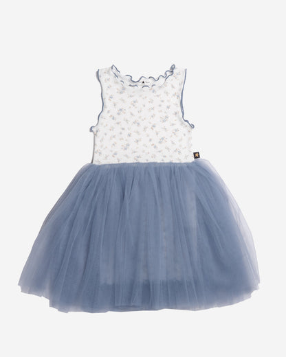 Petite Hailey Grace Floral Tutu Dress-Blue
