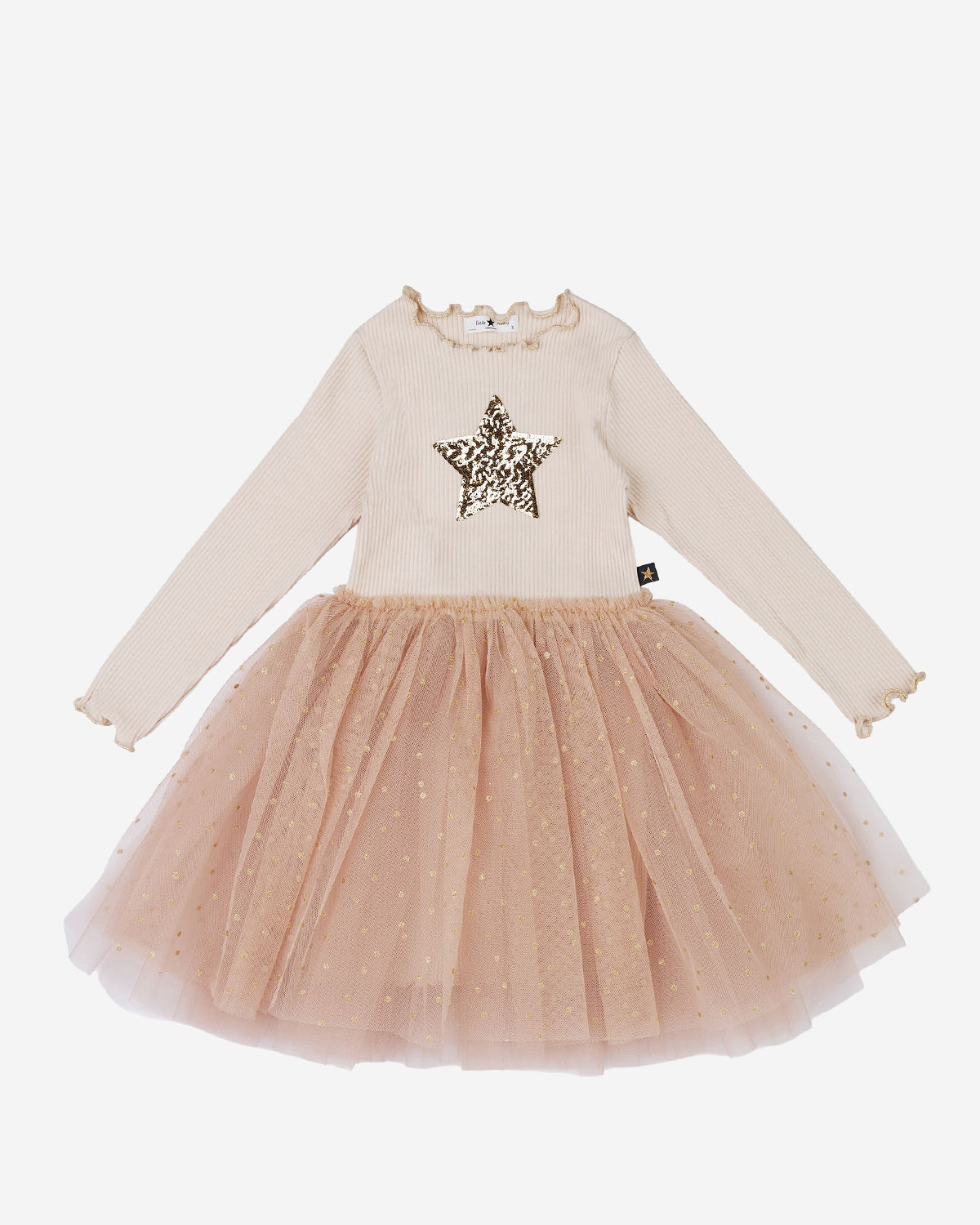 Petite Hailey Madlyn Star Tutu in Beige