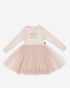Petite Hailey Hailey LS Star Tutu in Beige