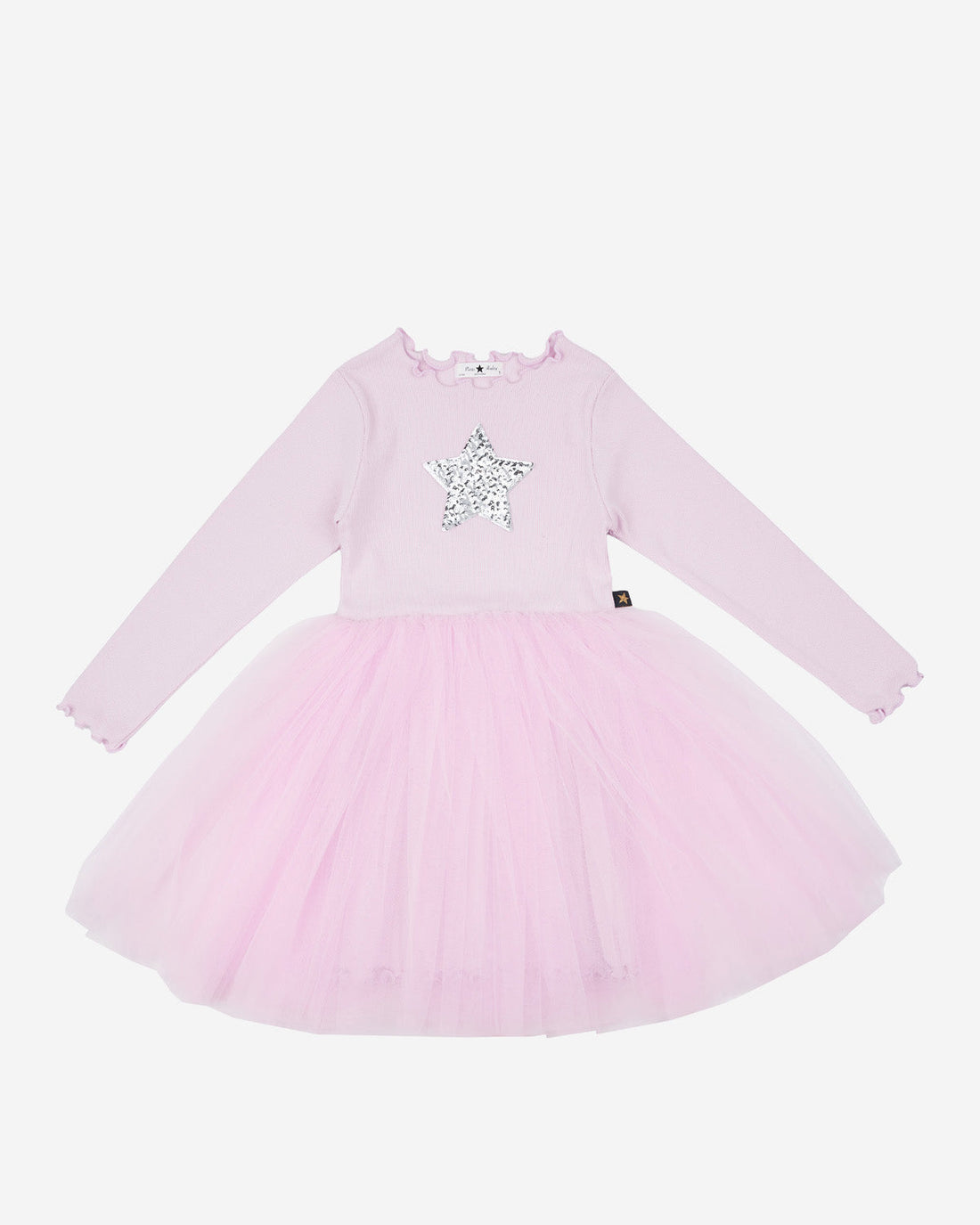 Petite Hailey Hailey LS Star Tutu in Lilac