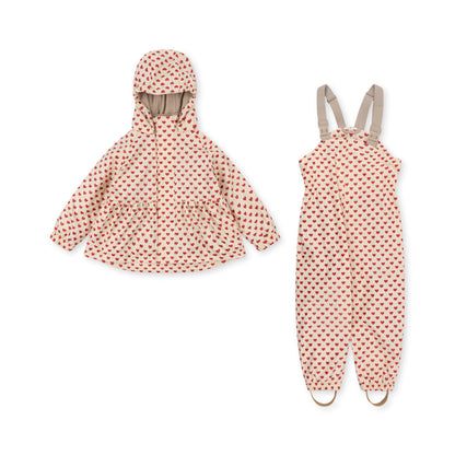 Konges Sløjd Rainy Palme Rain Set Girl – Coeur Rouge