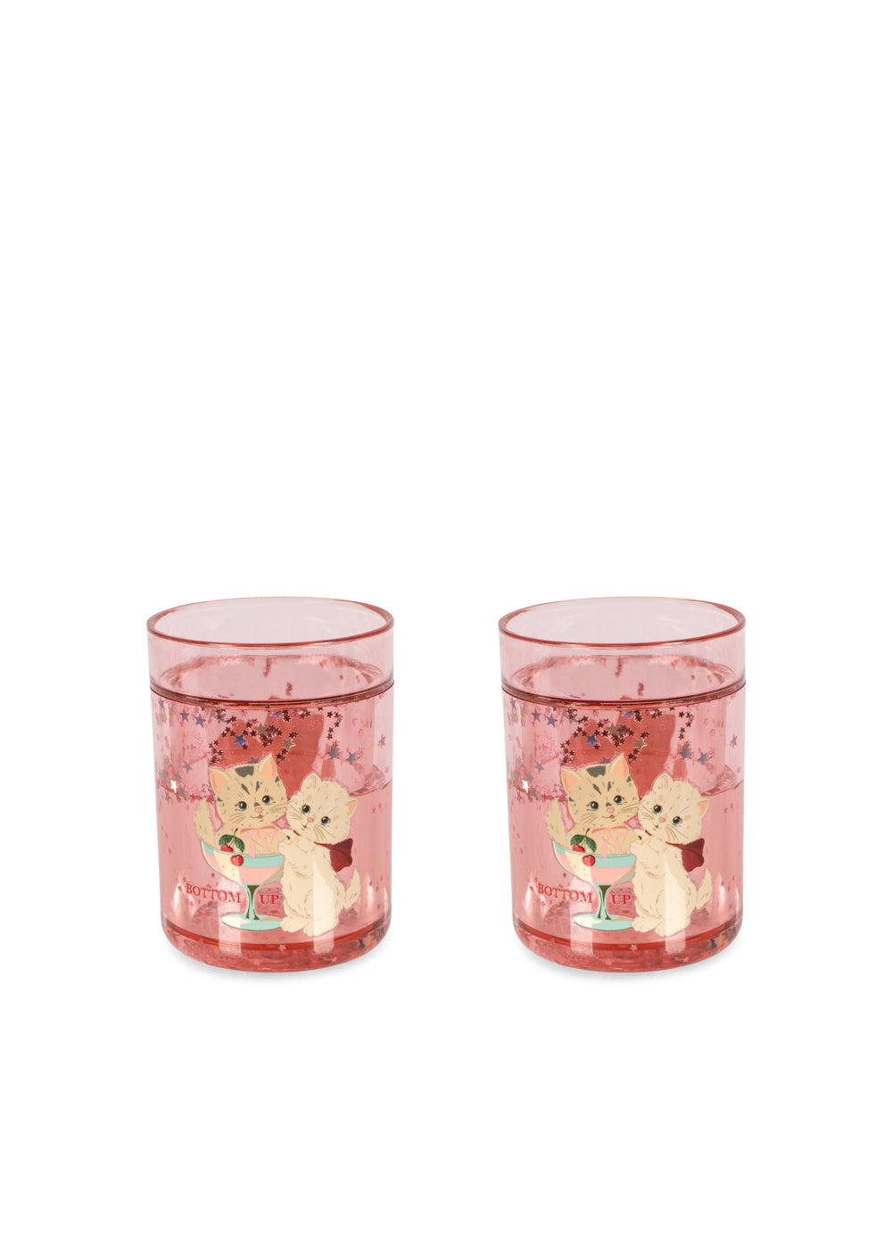 Konges Sløjd 2 Pack Glitter Cups - Rose Cat by Konges Sløjd
