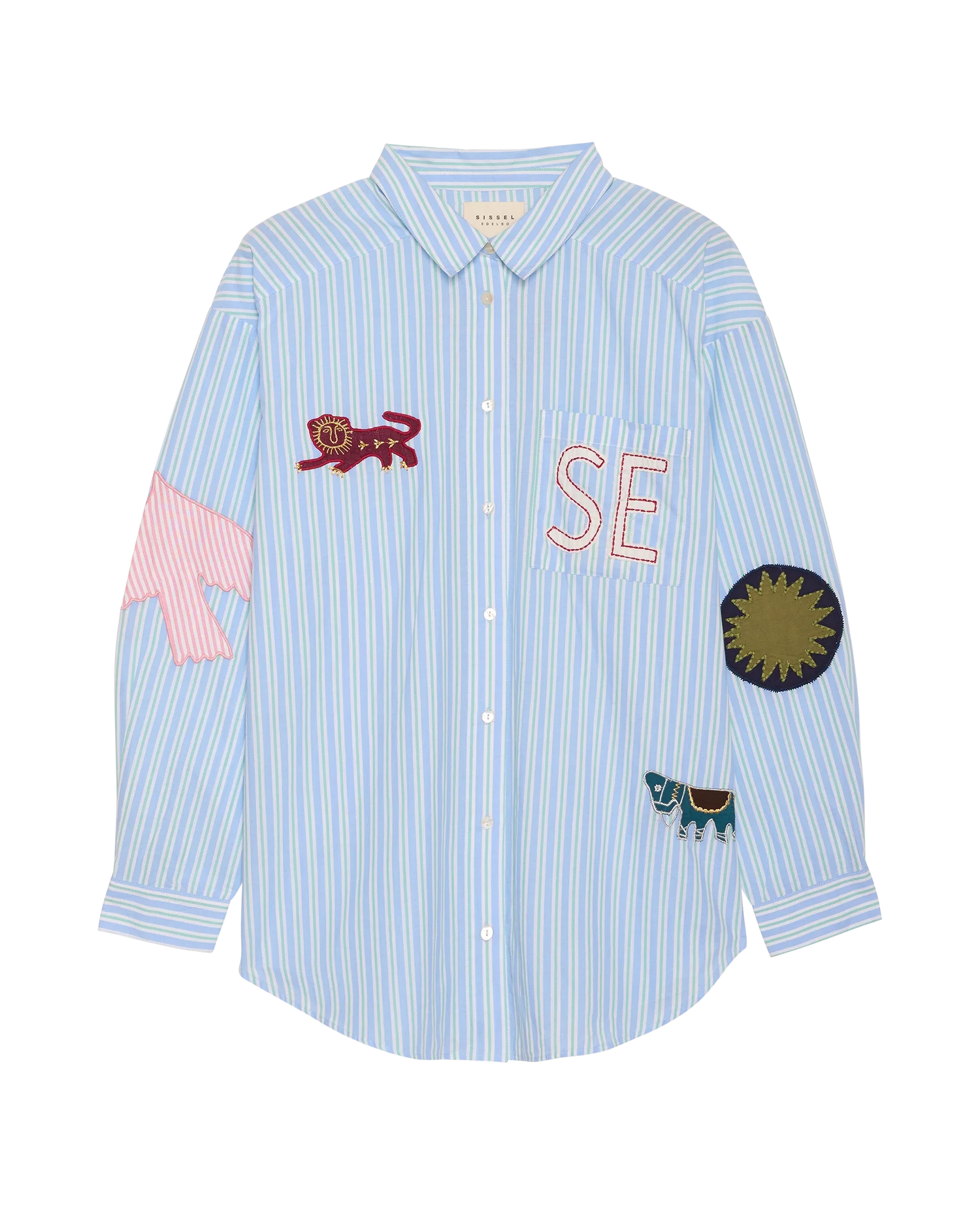 SISSEL EDELBO Pil Shirt – Green Stripes