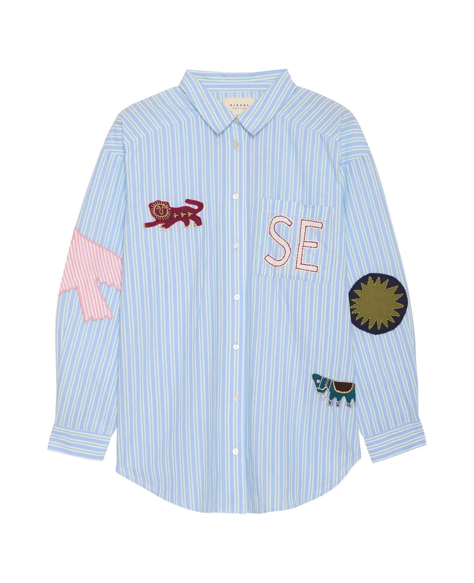 SISSEL EDELBO Pil Shirt – Green Stripes