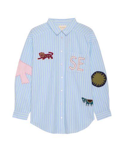 SISSEL EDELBO Pil Shirt – Green Stripes
