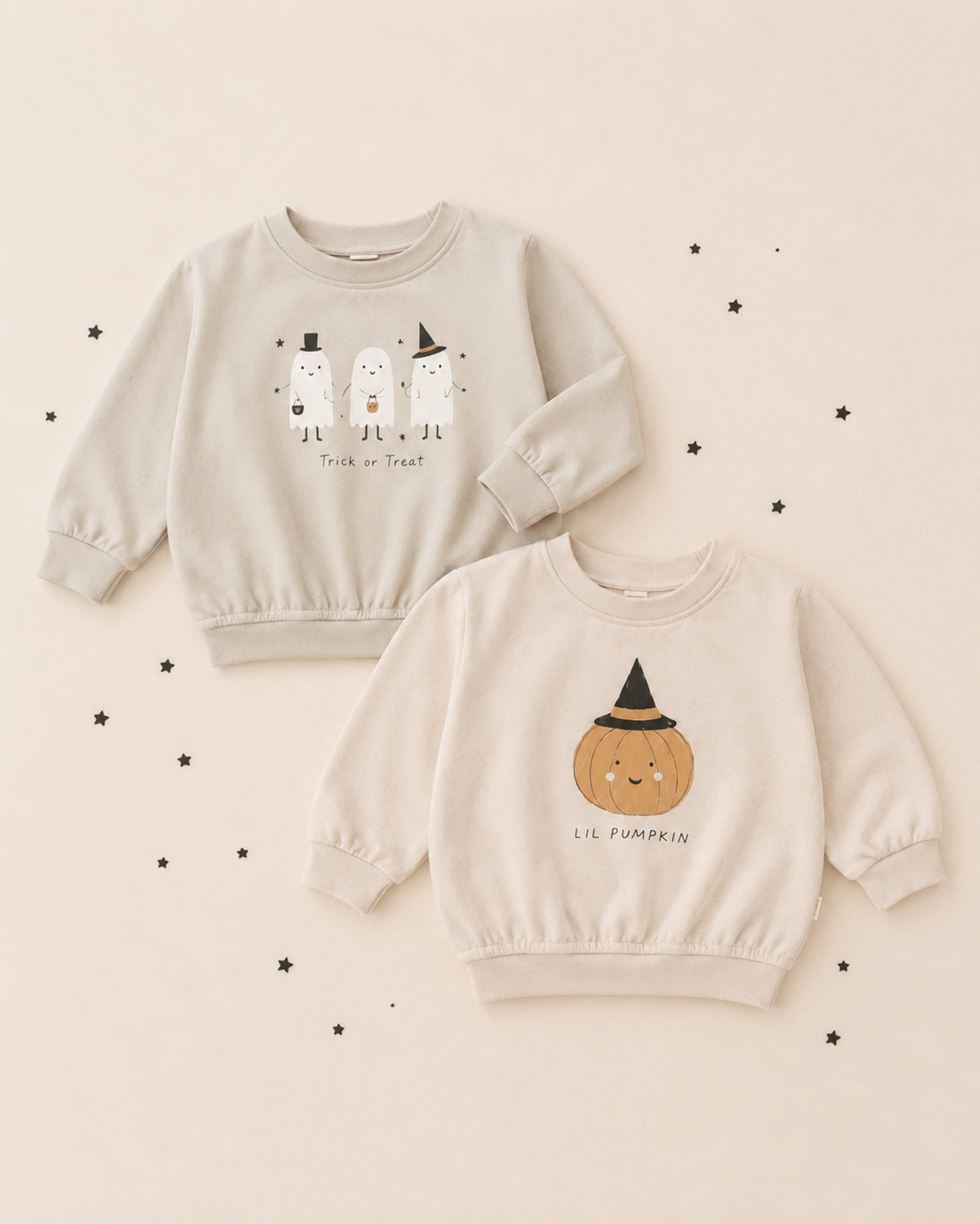 Quincy Mae Relaxed Fleece Sweatshirt - Lil Pumpkin - official product image 5