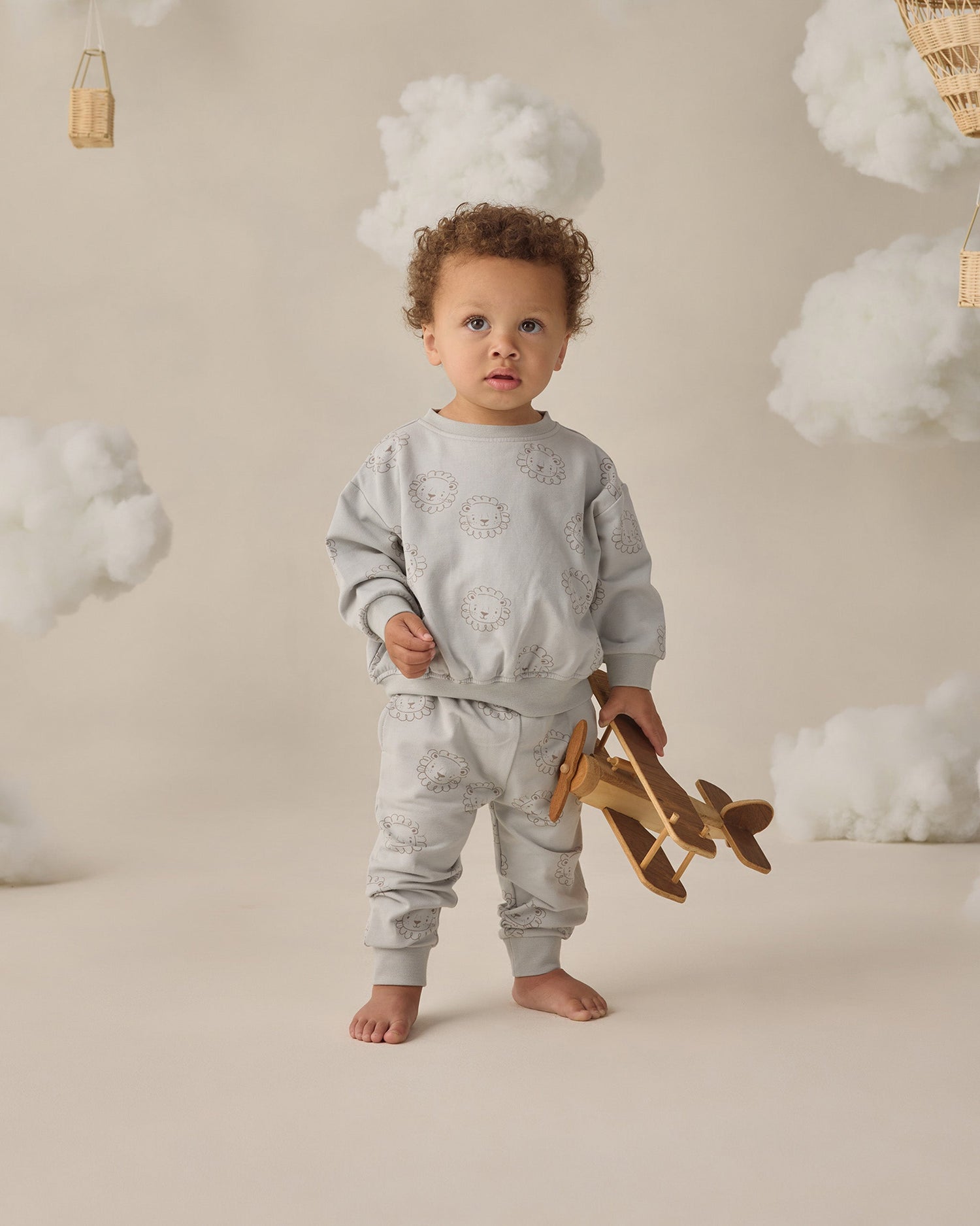 Quincy Mae Relaxed Sweatshirt - Lions