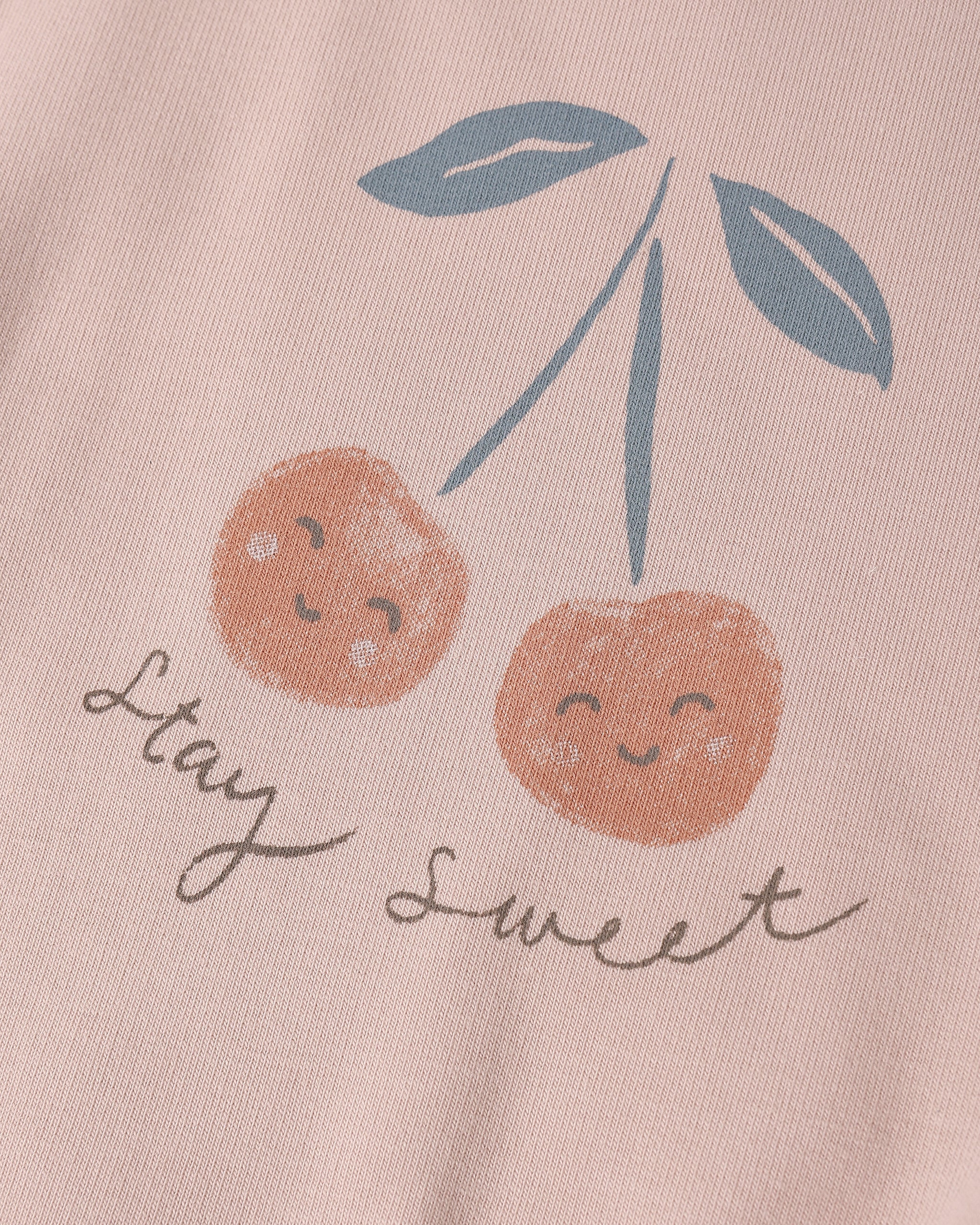 Quincy Mae Relaxed Sweatshirt - Cherry