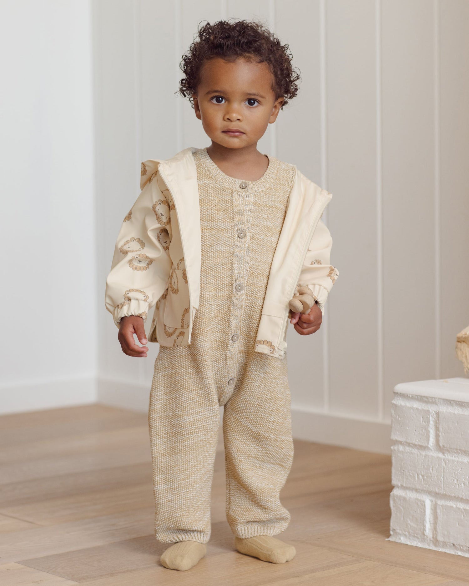 Quincy Mae Rain Coat Lions