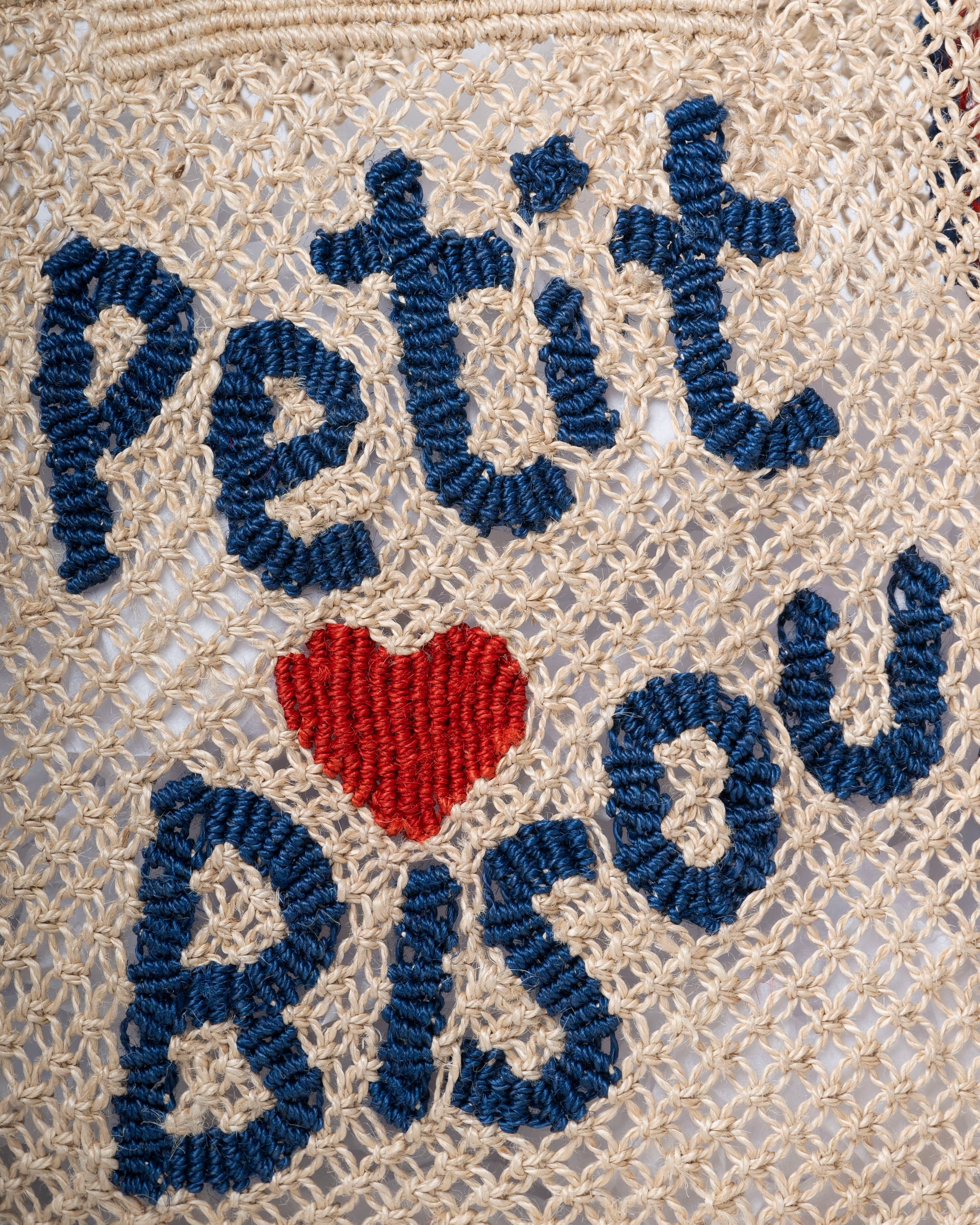 The Jacksons Petit Bisou Premium Handwoven Jute Tote - Natural