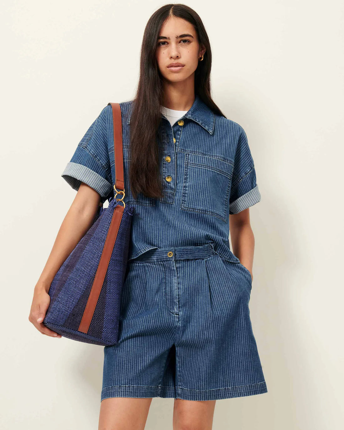 Sessùn Overshirt Newport – Regate Blue